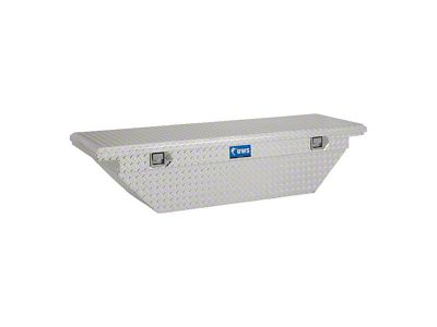 UWS 60-Inch Aluminum Low Profile Angled Tool Box; Bright (19-23 Tacoma w/ 5-Foot Bed)