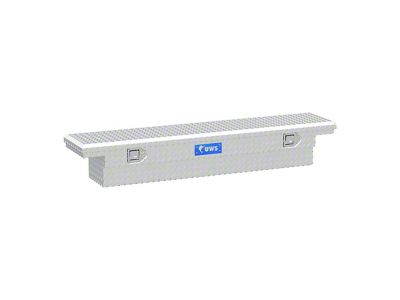 UWS 63-Inch Aluminum Low Profile Slim-Line Tool Box; Bright (05-23 Tacoma)