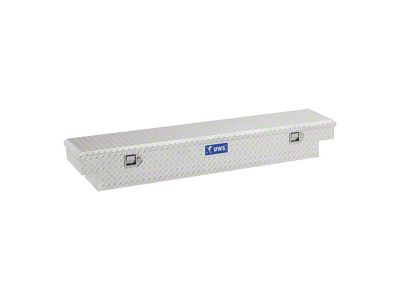 UWS 63-Inch Aluminum Slim-Line Crossover Tool Box; Bright (05-23 Tacoma)