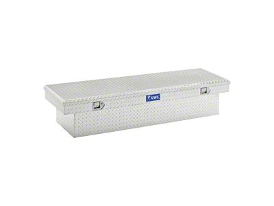 UWS 66-Inch Aluminum Crossover Tool Box; Bright (16-24 Titan XD Crew Cab)