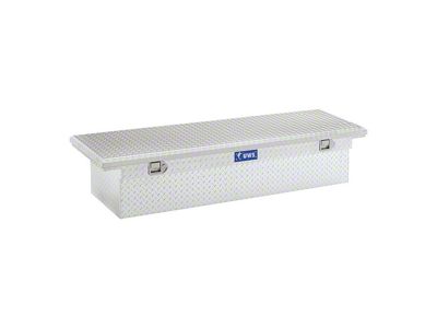 UWS 66-Inch Aluminum Low Profile Crossover Tool Box; Bright (16-24 Titan XD)