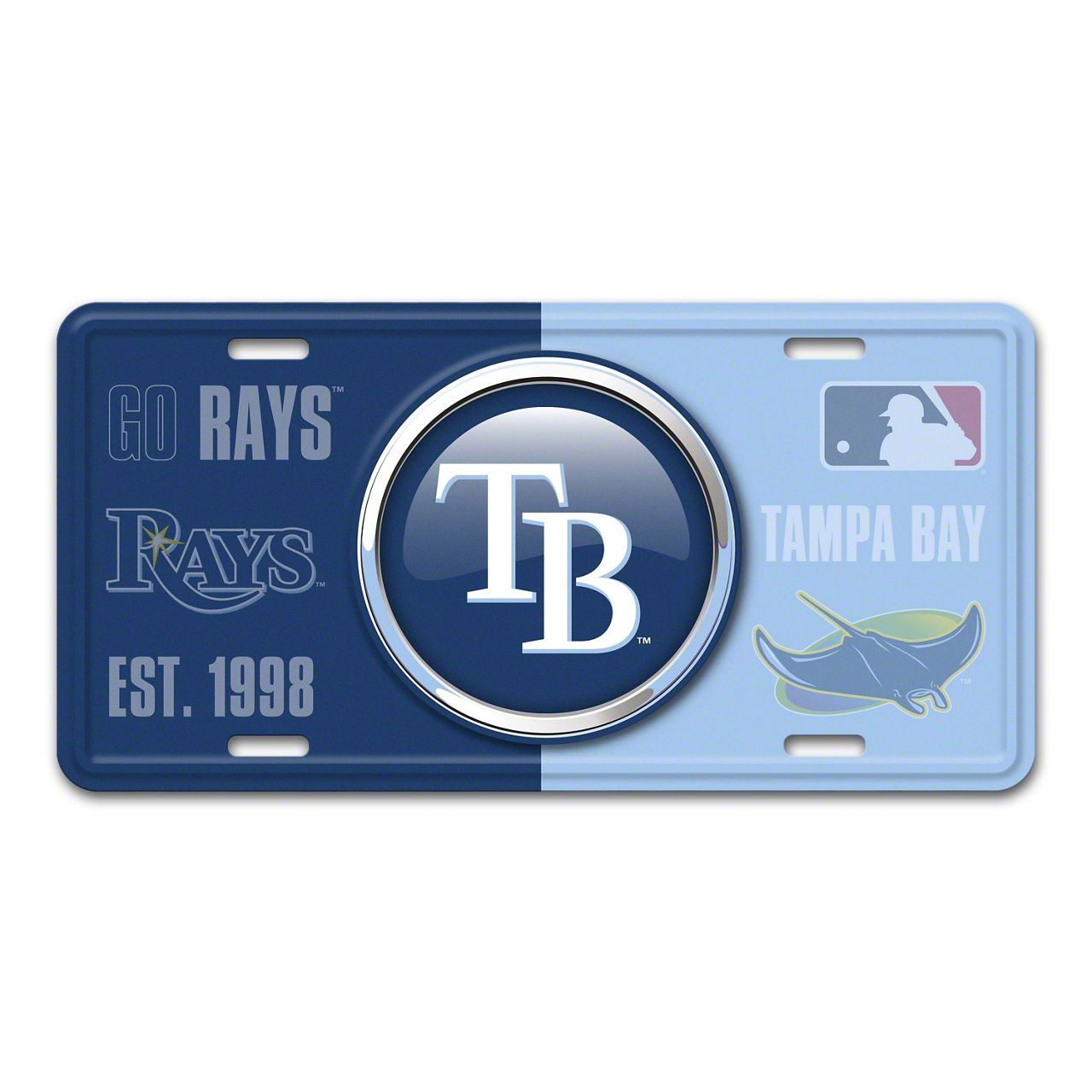 thumbnail image 2 of The Dominant Blue Scorpion License Plate Cover 6x12 Inch Rust 2 of 11