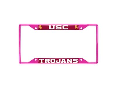 License Plate Frame with Southern California; Pink (Universal; Some Adaptation May Be Required)