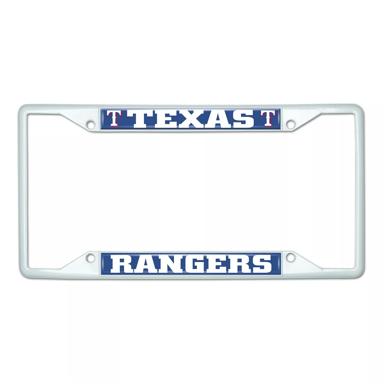 Universal XT License Plate Frame with Texas Rangers; White (Universal ...