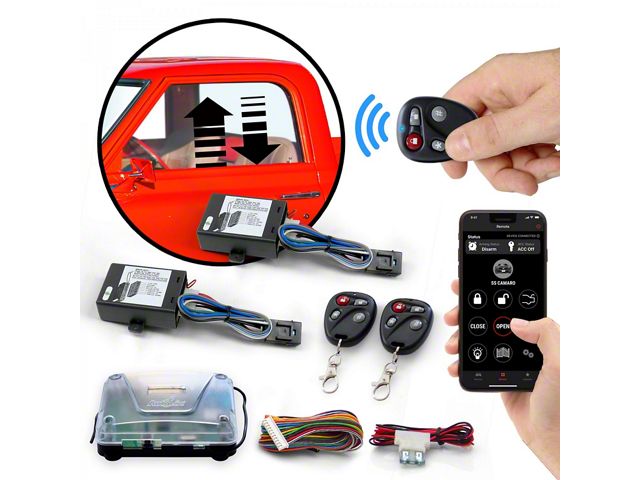 01 Excursion One Touch Window Module Universal XT One Touch Remote Power Window Control Kit with Keyless ...