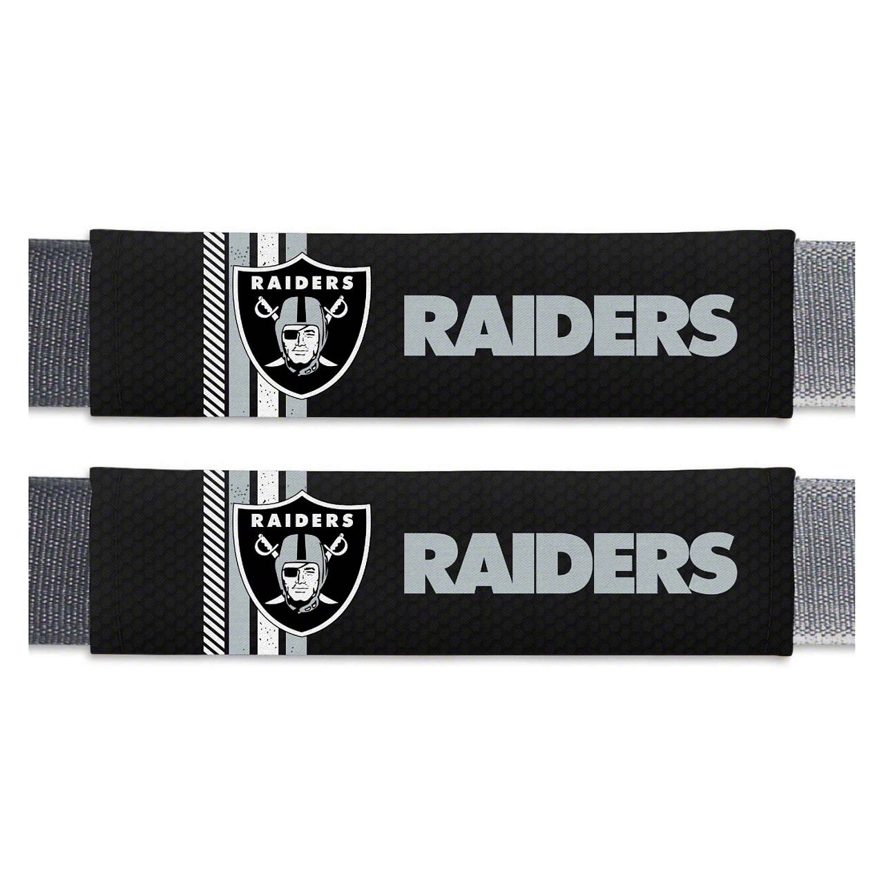 Universal XT Rally Seatbelt Pads with Las Vegas Raiders Logo; Black ...
