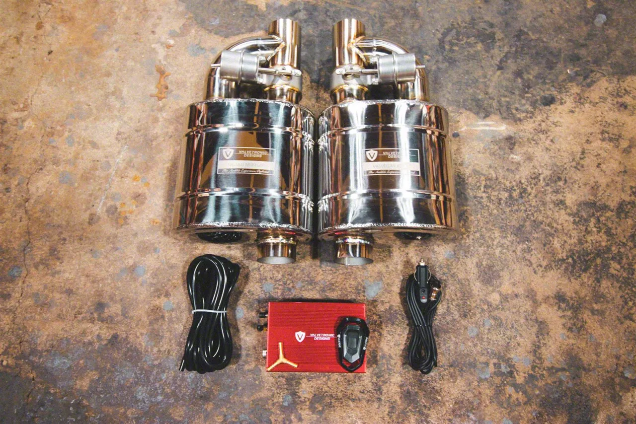 ハット CAVISH NORDIC REVERSIBLE MUFFLER BLUECV2EFUAB60A Valved Muffler Kits + Exhaust tips – Valvetronic Designs