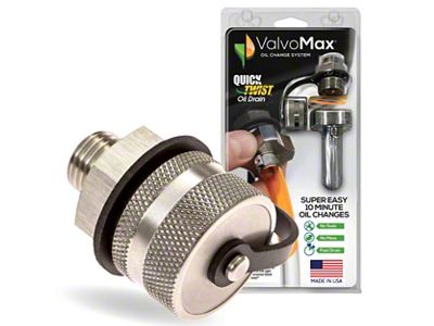 ValvoMax Quick Twist Oil Drain Valve; M12-1.25 (05-26 Tacoma)