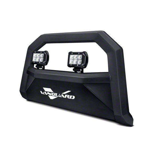 Toyota 4-Runner Optimus Bull Bar with 2.50-Inch LED Cube Lights; Black ...