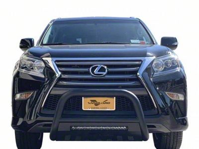 Bull Bar with 18-Inch LED Light Bar; Black (05-25 Frontier)