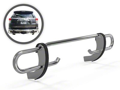 Double Tube Rear Bumper Guard; Stainless Steel (03-24 4Runner, Excluding TRD)