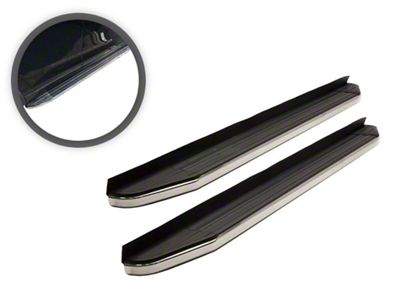 F6 Style Running Boards; Black (10-24 4Runner Limited)