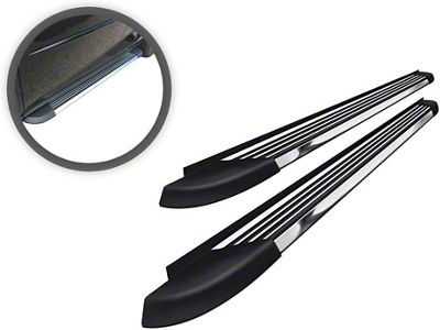 H2 Running Boards; Brushed Aluminum (10-24 4Runner Limited)