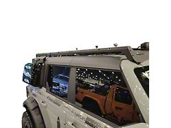 Craftsmen Roof Rack with Side-Mounted Gear Carrier; Black (21-26 Bronco 4-Door w/ Hard Top)