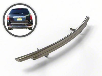 Double Layer Rear Bumper Guard; Stainless Steel (21-25 Bronco, Excluding Raptor)