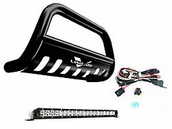 Bull Bar with 20-Inch LED Light Bar; Black (11-21 Jeep Grand Cherokee WK2)