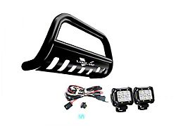 Classic Bull Bar with Skid Plate; Black (16-23 Tacoma, Excluding TRD)