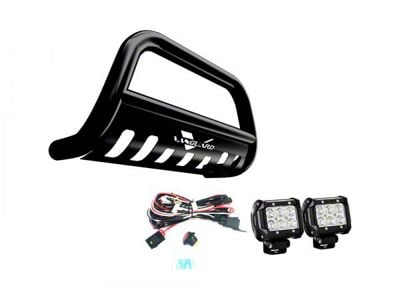 Classic Bull Bar with Skid Plate; Black (16-23 Tacoma, Excluding TRD)