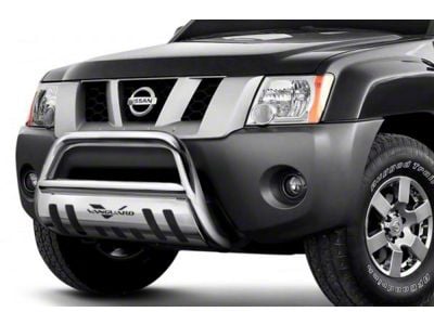 Classic Bull Bar with Skid Plate; Stainless Steel (05-15 Tacoma, Excluding TRD Pro)