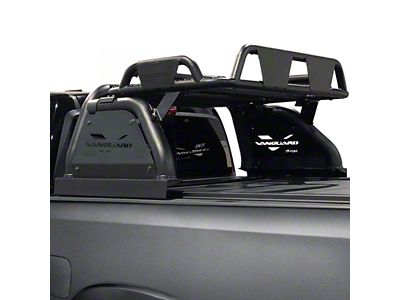 Raven Bed Bar with 2.50-Inch LED Cube Lights; Black (05-23 Tacoma)