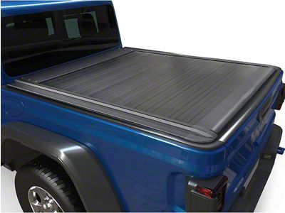 Retractable Tonneau Cover; Black (16-23 Tacoma w/ 6-Foot Bed)