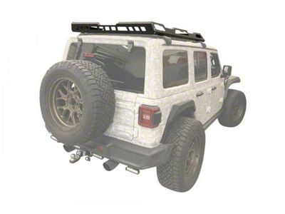 Endurance Roof Rack with LED Lights; Black (07-21 Tundra)