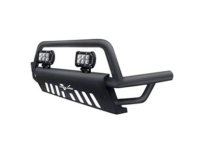 Endurance Runner Bull Bar with 2.50-Inch LED Cube Lights; Black (05-23 Tacoma, Excluding TRD)