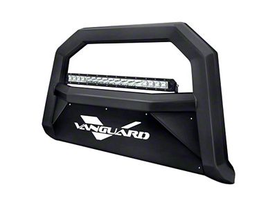 Optimus Wide Bull Bar with 20-Inch LED Light Bar; Black (07-21 Tundra, Excluding TRD)