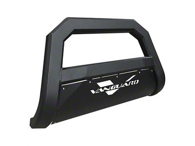 Optimus Wide Bull Bar with 2.50-Inch LED Cube Lights; Black (07-21 Tundra, Excluding TRD)