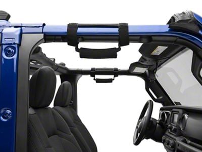 Deluxe Grab Handles; Black (Universal; Some Adaptation May Be Required)