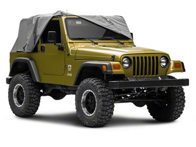Full Monty Cab Cover; Gray (92-06 Jeep Wrangler YJ & TJ, Excluding Unlimited)
