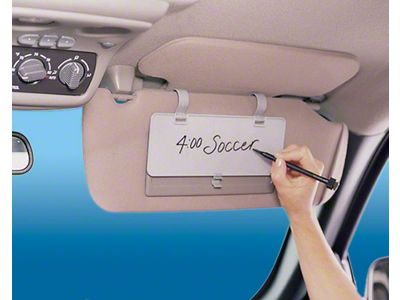 Visor Dry Erase Note Board