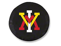 Virginia Military Institute Spare Tire Cover; Black (66-18 Jeep CJ5, CJ7, Wrangler YJ, TJ & JK)