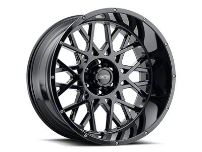 Vision Off-Road Rocker Gloss Black 5-Lug Wheel; 18x9; 12mm Offset (07-13 Tundra)
