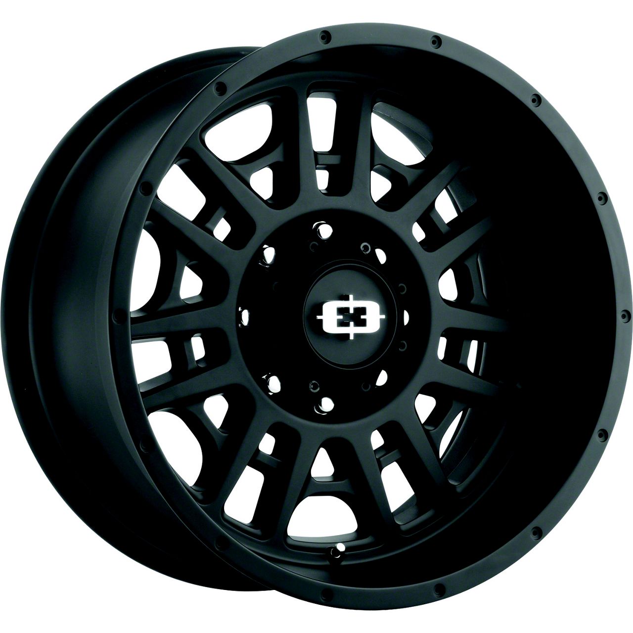 Vision Off-Road Tundra 418 Widow Satin Black 5-Lug Wheel