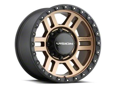 Vision Off-Road Manx 2 Bronze Wheel; 17x9; -12mm Offset (20-25 Jeep Gladiator JT)