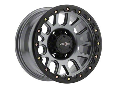 Vision Off-Road Nemesis Gunmetal Wheel; 17x9; -12mm Offset (18-25 Jeep Wrangler JL)