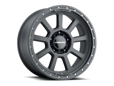 Vision Off-Road Ojos Satin Black 6-Lug Wheel; 17x9; 12mm Offset (03-09 4Runner)