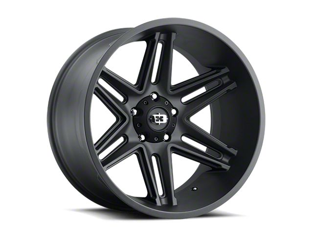 Vision Razor Black Vision Wheel Titan Razor Satin Black 6-Lug Wheel; 20x12; -51mm Offset ...