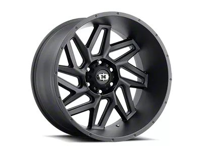 Vision Off-Road Spyder Satin Black 6-Lug Wheel; 20x10; -25mm Offset (04-15 Titan)