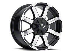Vision Off-Road Valor Gloss Black Machined Face 6-Lug Wheel; 18x8.5; 18mm Offset (04-15 Titan)