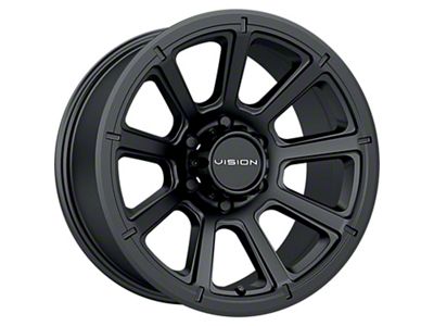 Vision Off-Road Turbine Matte Black 6-Lug Wheel; 16x8; 0mm Offset (05-15 Tacoma)