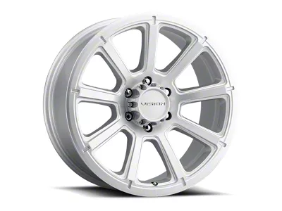 Vision Off-Road Turbine Winter Paint-Silver 6-Lug Wheel; 16x8; 0mm Offset (05-15 Tacoma)