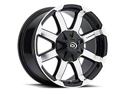 Vision Off-Road Valor Gloss Black Machined Face 6-Lug Wheel; 18x8.5; 18mm Offset (10-24 4Runner)