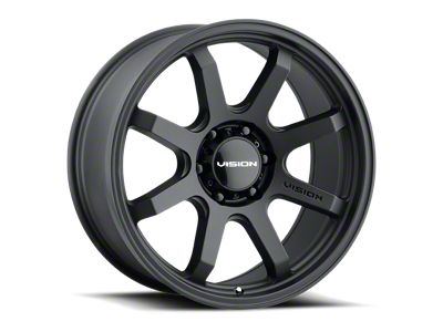 Vision Off-Road Flow Satin Black 6-Lug Wheel; 17x8.5; -10mm Offset (16-23 Tacoma)