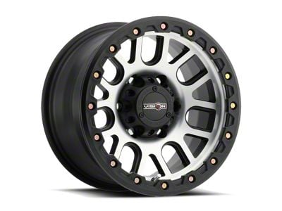 Vision Off-Road Nemesis Matte Black Machined Face 6-Lug Wheel; 18x9; 18mm Offset (16-23 Tacoma)