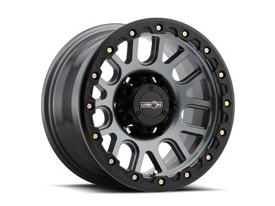 Vision Off-Road Nemesis Gunmetal 6-Lug Wheel; 17x9; -12mm Offset (24-25 Tacoma)