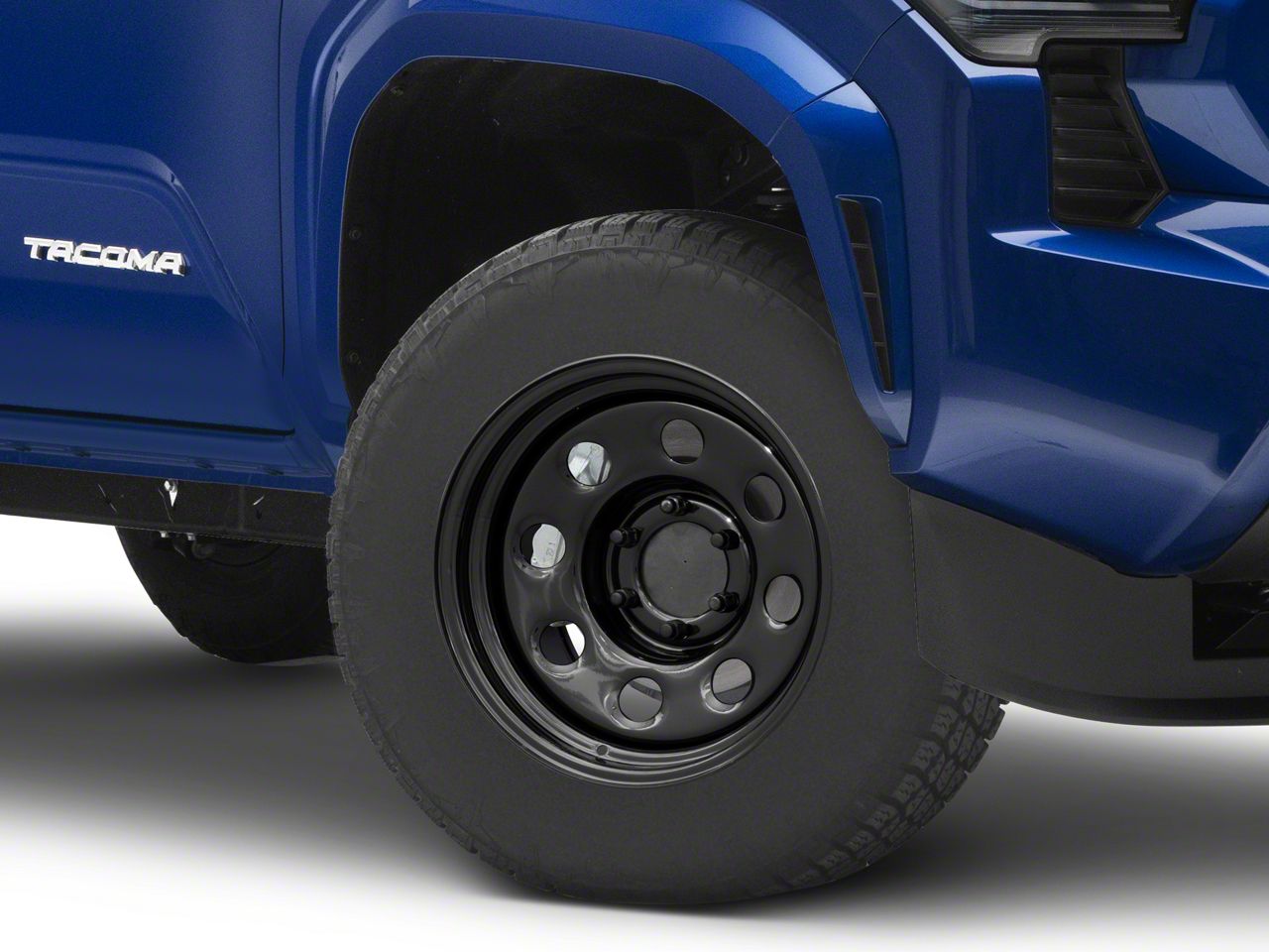 Rough Country Black Steel Wheels 17x9 -12 Offset - 6x5.5 Bolt Pattern For Trucks & Jeeps