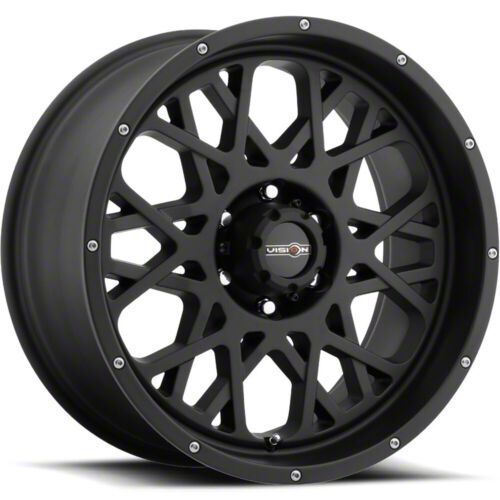 Vision Off-Road Toyota 4-Runner Rocker Satin Black 6-Lug Wheel; 18x9 ...