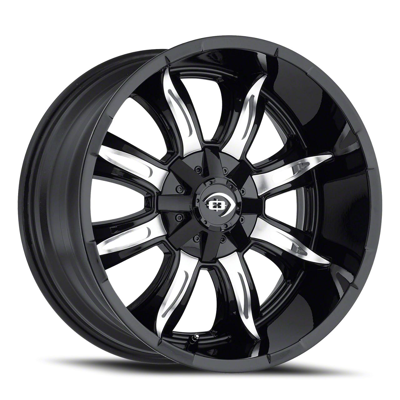 Toyota 4-Runner Manic Gloss Black Machined 6-Lug Wheel; 17x9; -12mm ...